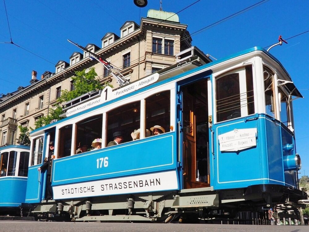 Tram Museum Zürich Betriebstage Tram und Bus 2024