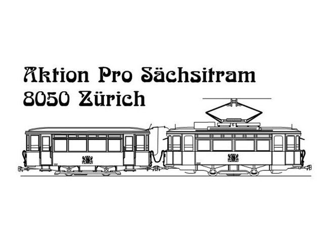 Tram Museum Zürich Aktion pro Sächsitram