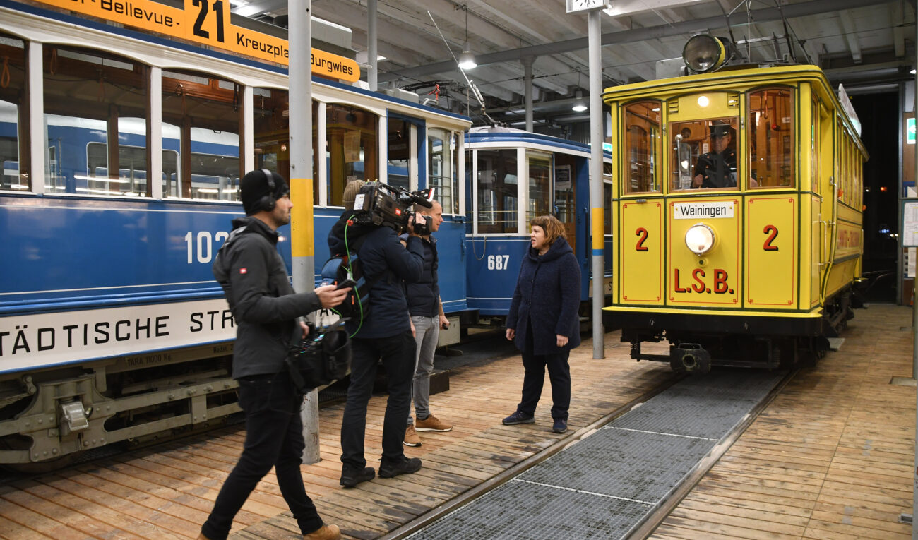 2022/18 Schweiz aktuell berichtete live aus dem Tram-Museum