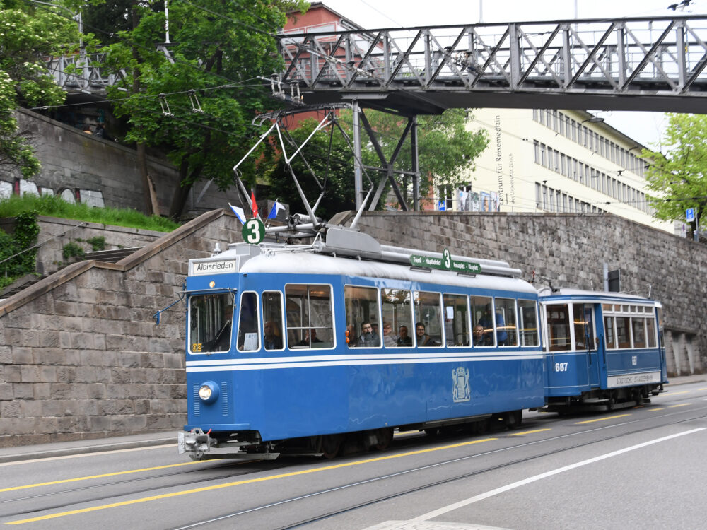 Tram Museum Zürich Jahresschlussfahrt