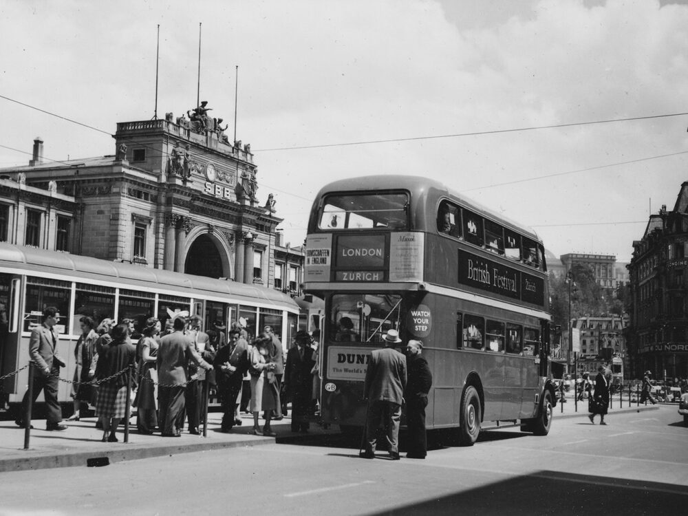 Tram Museum Zürich Archivbilder des Quartals