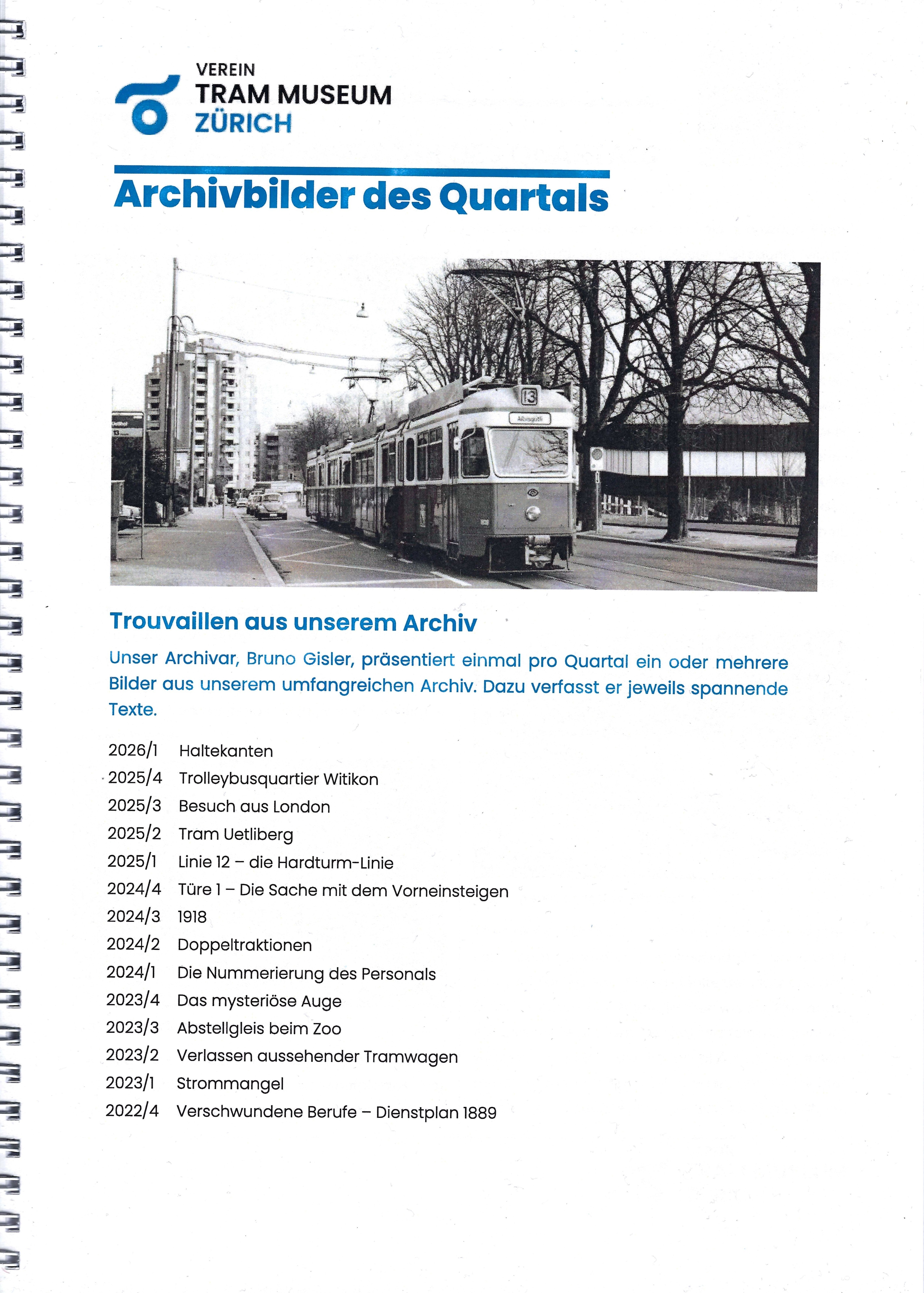 Shop Tram Museum Zürich